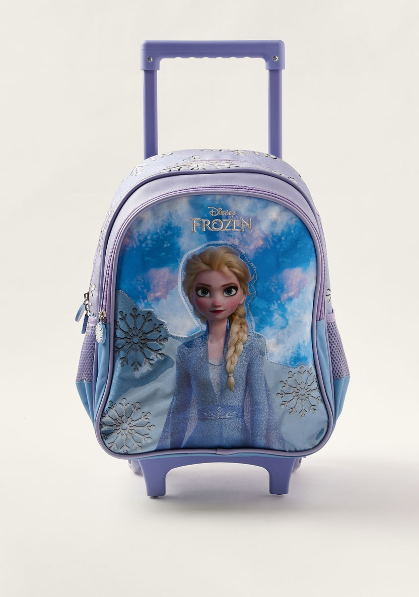 Simba Frozen Print 14-inch Trolley Backpack with Retractable Handle-Trolleys-image-0