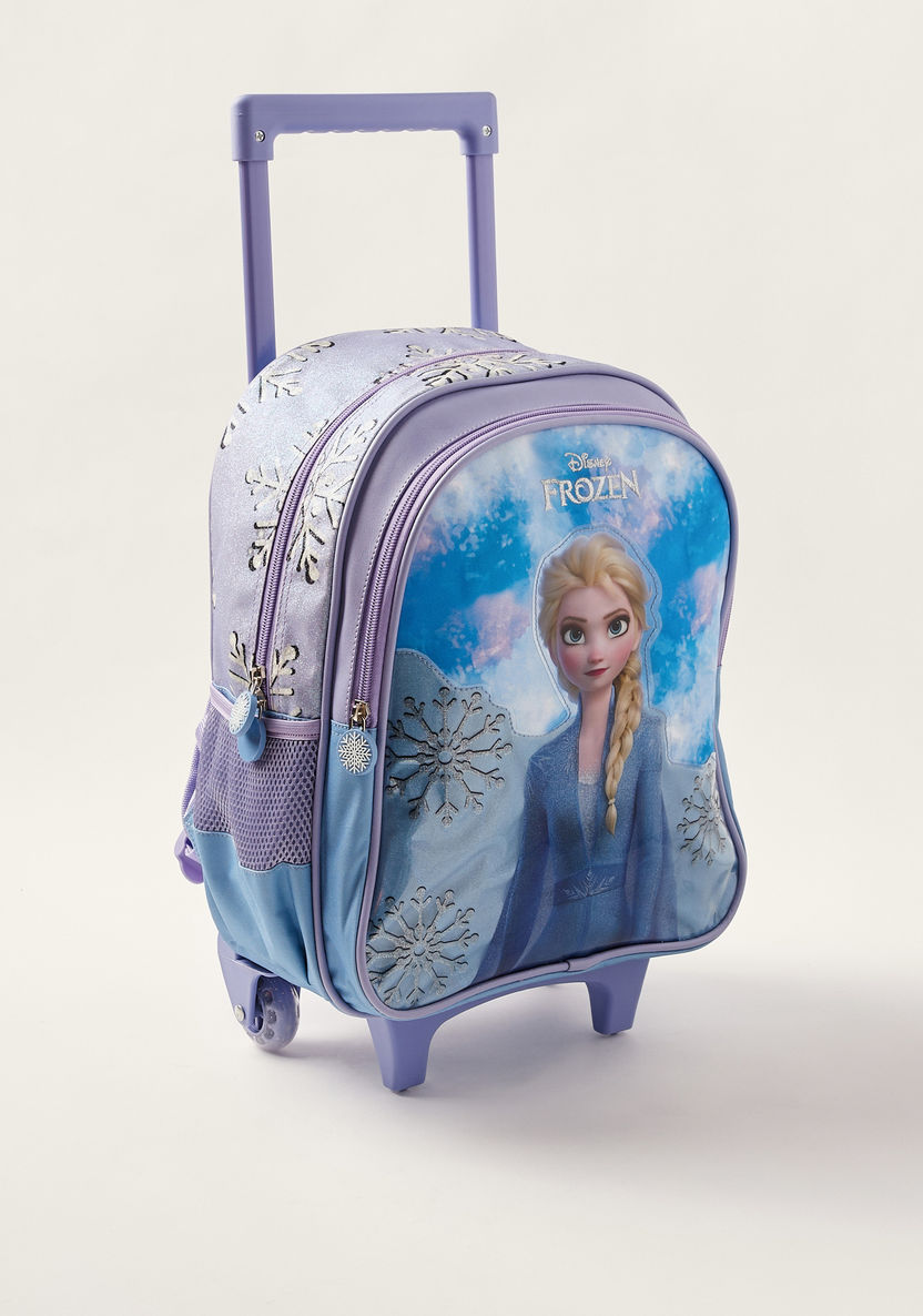 Simba Frozen Print 14-inch Trolley Backpack with Retractable Handle-Trolleys-image-1