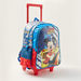 Simba Mickey Mouse Print Trolley Backpack with Retractable Handle - 14 inches-Trolleys-thumbnail-1