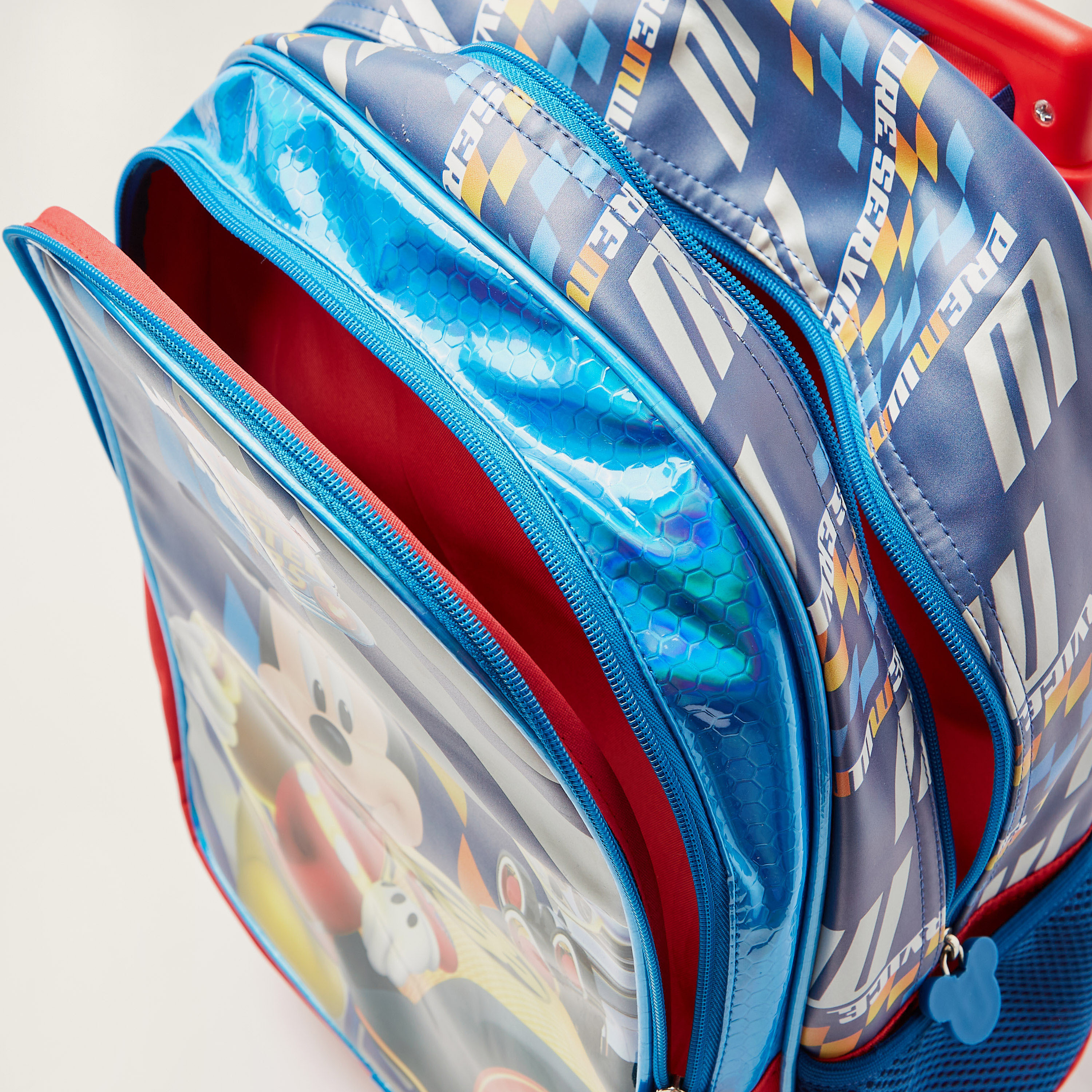 شنطة ظهر ترولي بمقبض سحب وطبعات ميكي ماوس من سيمبا - 14 بوصة-school-bagsandbackpacks-trolleybags-image-6