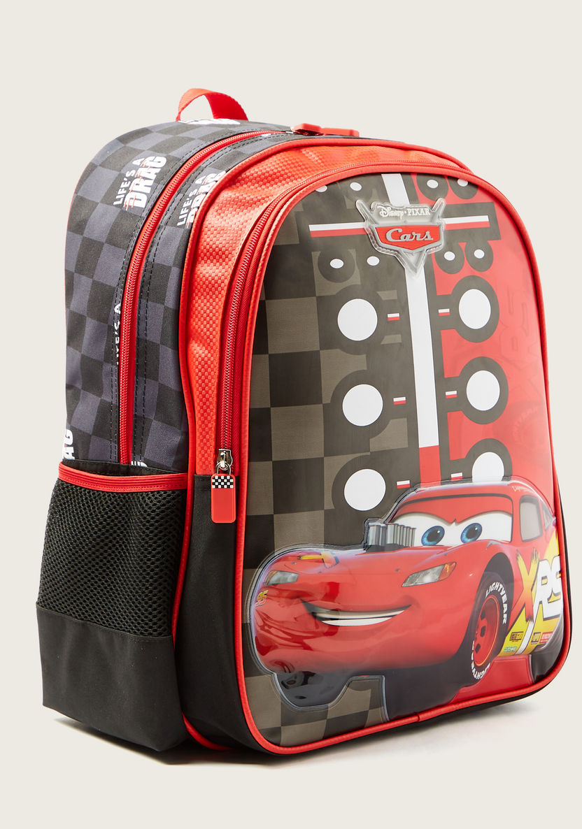 Simba Cars Print Backpack with Adjustable Shoulder Straps - 16 inches-Backpacks-image-1