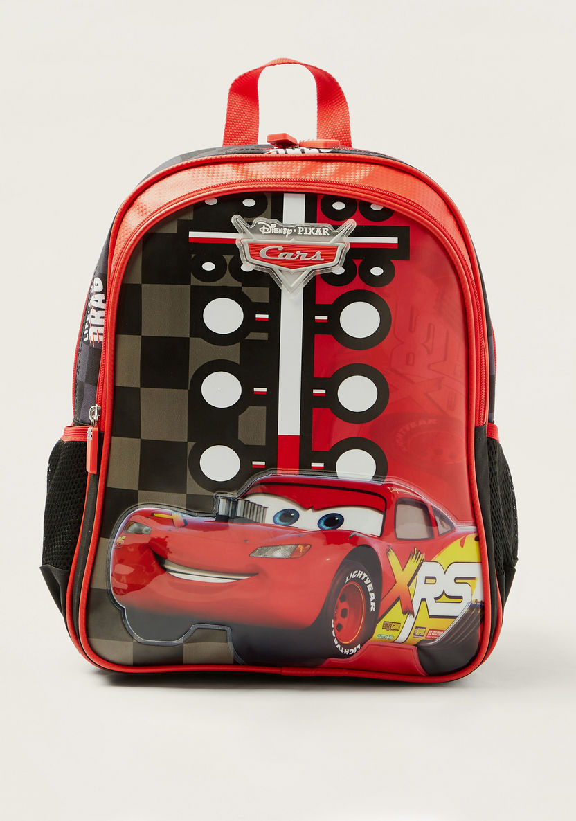 Simba Cars Print 14-inch Backpack with Zip Closure-Backpacks-image-0
