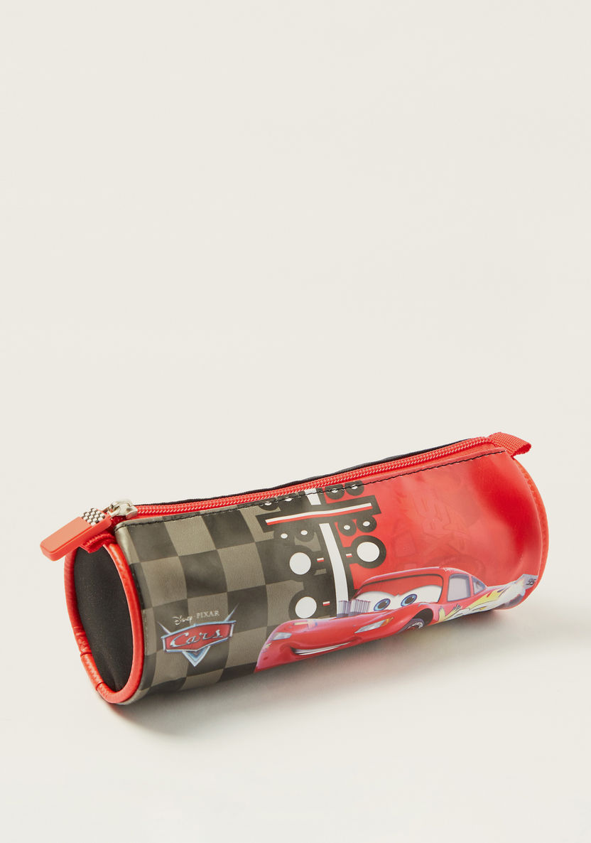 Simba Cars Print Pencil Case with Zip Closure-Pencil Cases-image-1