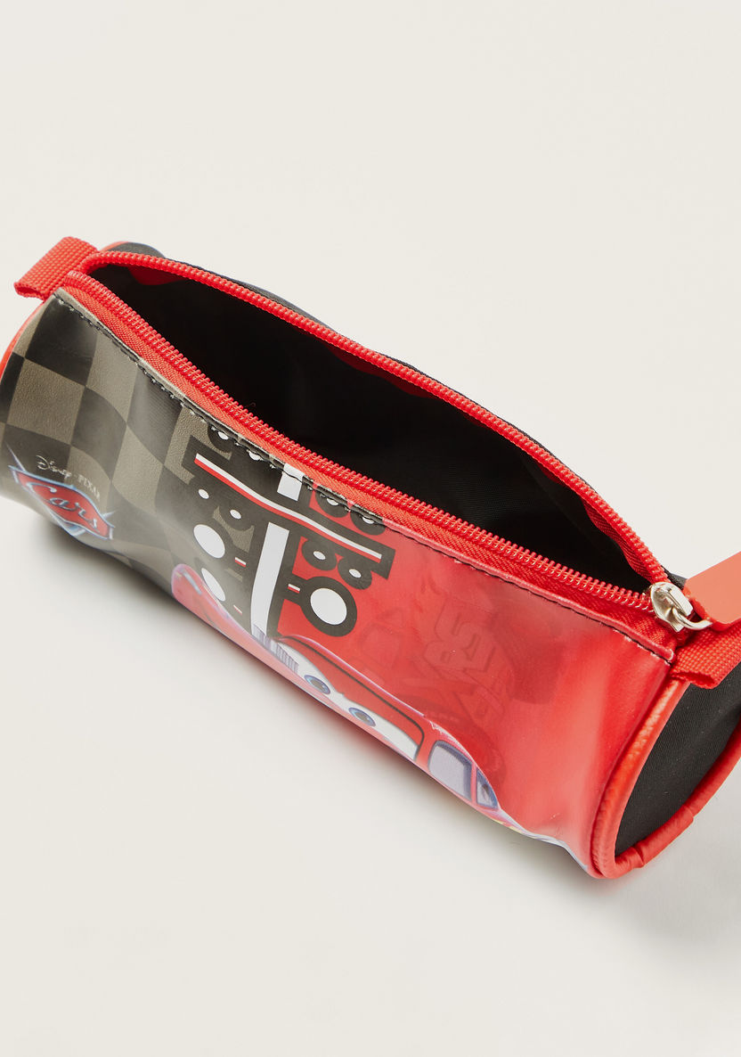 Simba Cars Print Pencil Case with Zip Closure-Pencil Cases-image-3