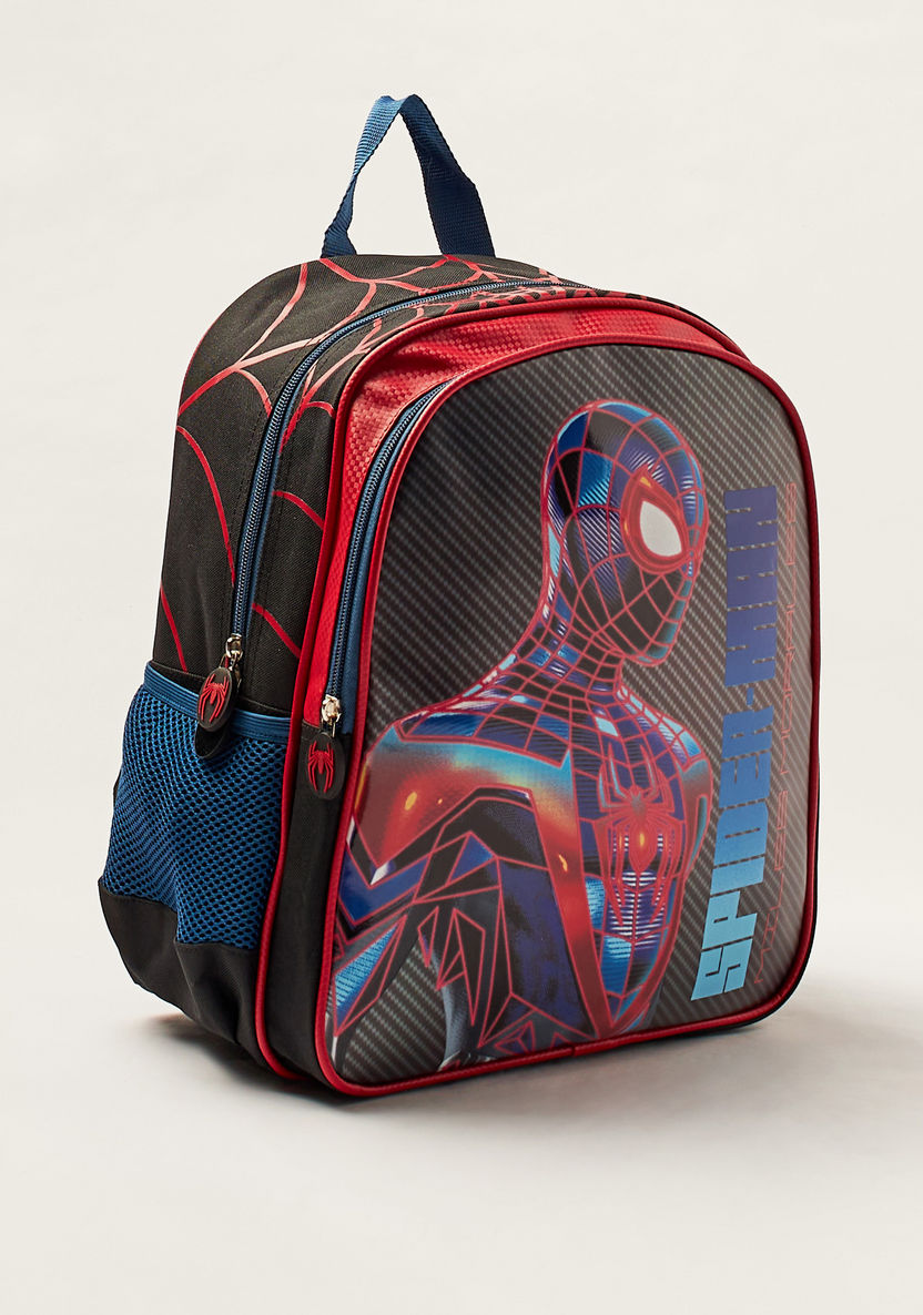 Simba Spider-Man Print 16-inch Backpack with Zip Closure-Backpacks-image-0