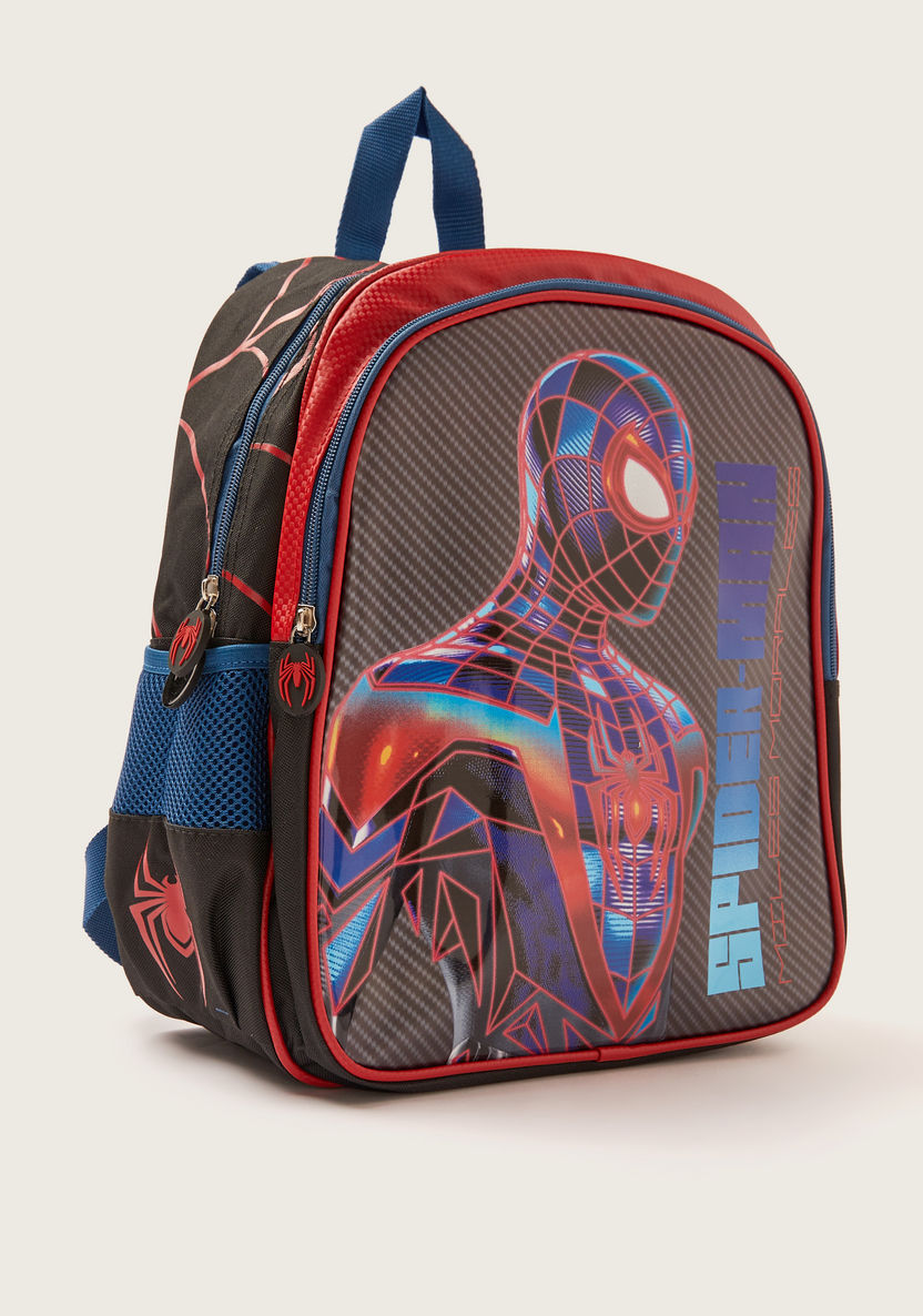 Simba Spider-Man Print Backpack with Adjustable Shoulder Straps - 14 inches-Backpacks-image-1