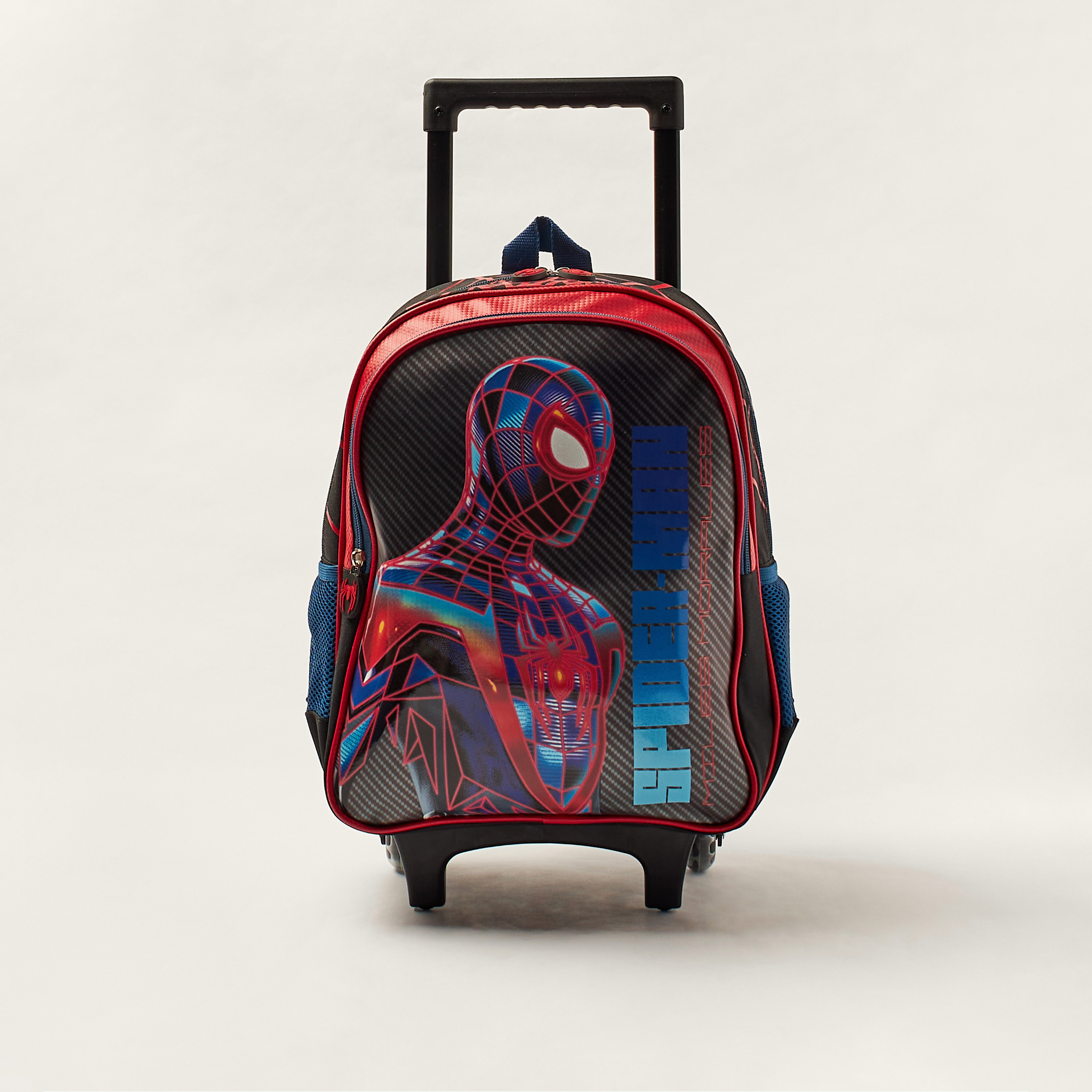 Simba Spider-Man Print 14-inch Trolley Backpack with Retractable Handle-school-bagsandbackpacks-trolleybags-image-1