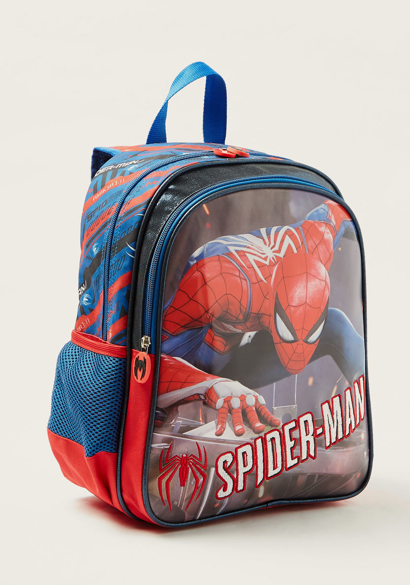 Simba Spider-Man Print 16-inch Backpack with Zip Closure-Backpacks-image-1