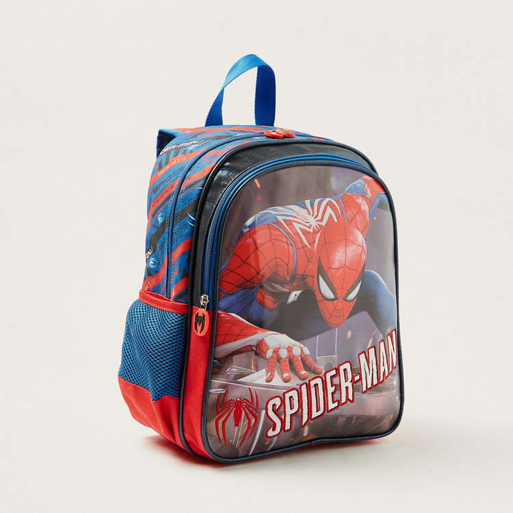 Simba Spider-Man Print 16-inch Backpack with Zip Closure