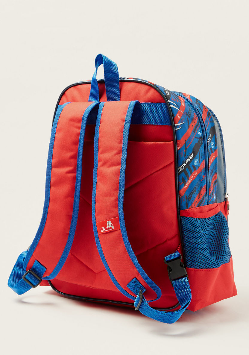Simba Spider-Man Print Backpack - 14 inches-Backpacks-image-2
