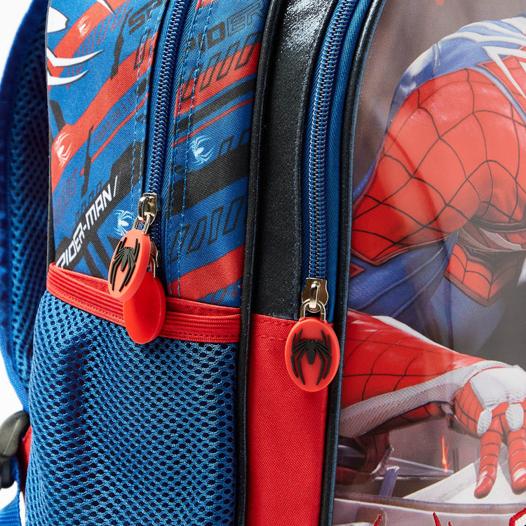 Simba Spider-Man Print 14-inch Backpack with Zip Closure