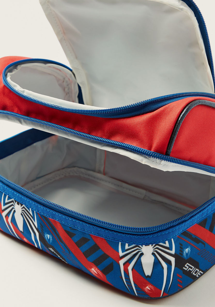 Simba Spider-Man Print Lunch Bag with Zip Closure-Lunch Bags-image-4