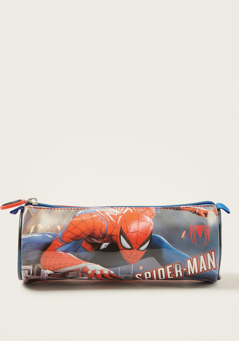 Simba Spider-Man Print Pencil Case with Zip Closure-Pencil Cases-image-0