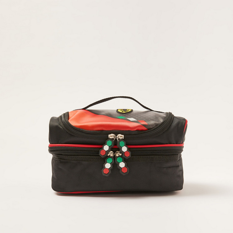 Simba Ferrari Print Lunch Bag with Handle and Zip Closure