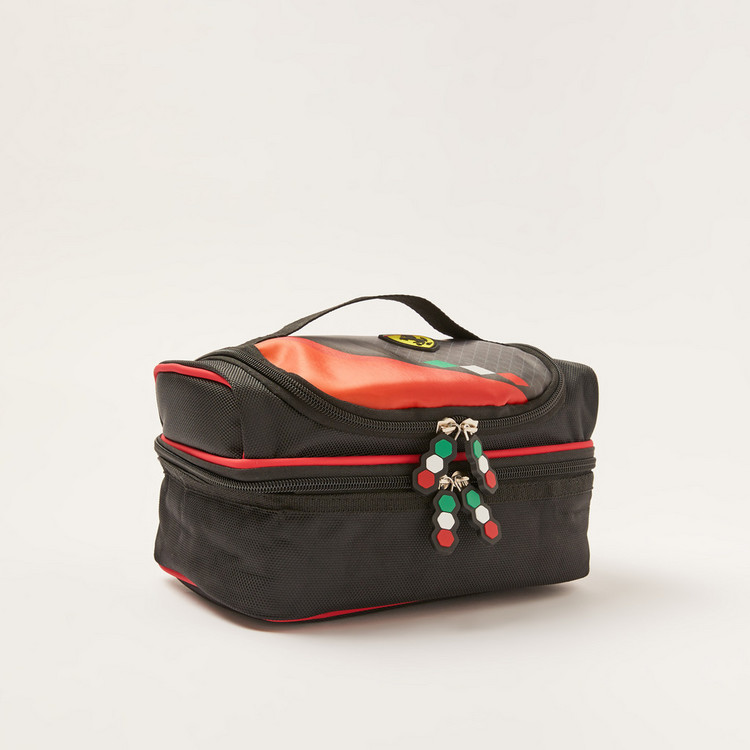 Simba Ferrari Print Lunch Bag with Handle and Zip Closure