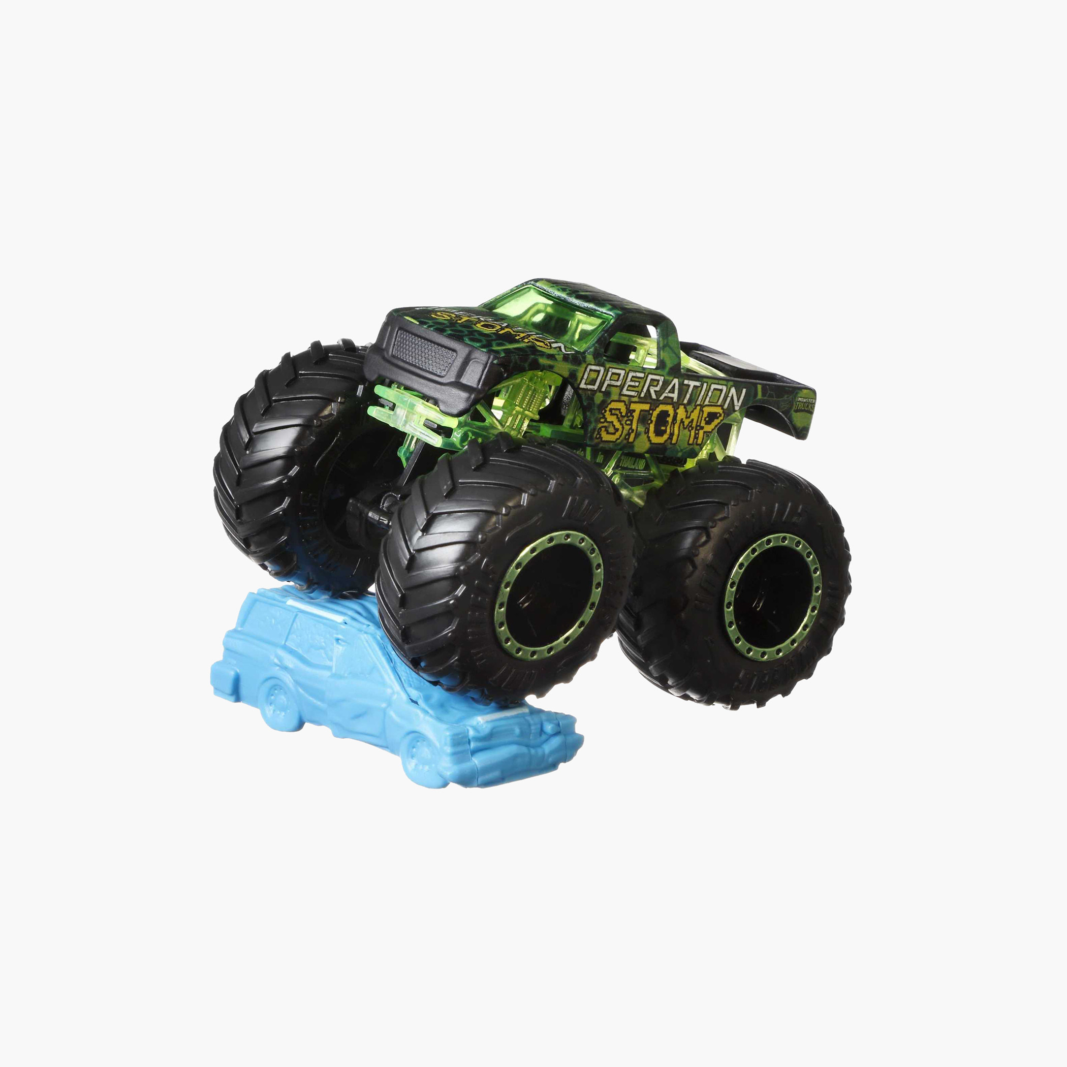 Hot Wheels Monster Trucks Set, 1 Toy Truck in 1:64 Scale & 1 Crushable Car (Styles May Vary)-toys-playvehicles-cars-image-5