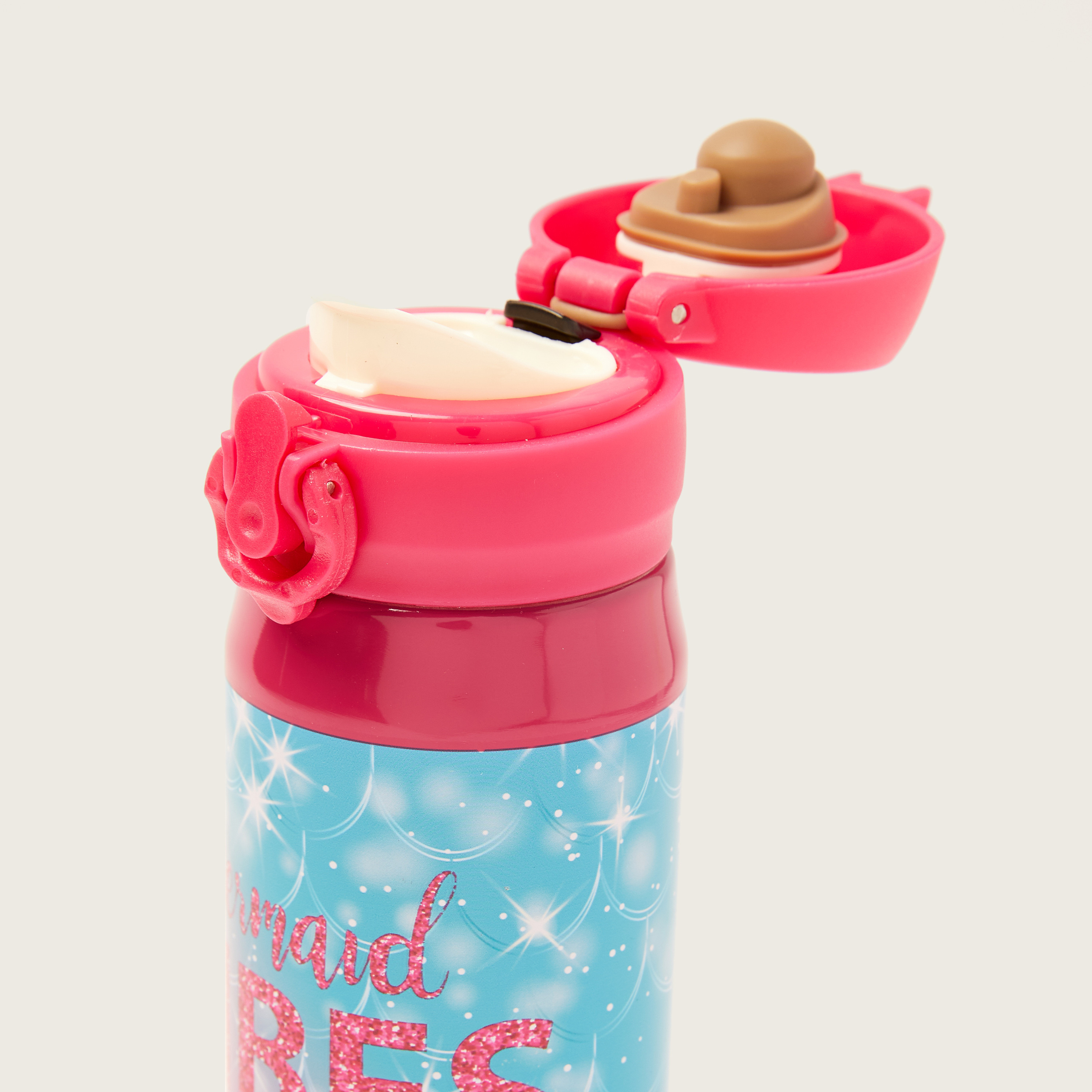 Juniors Mermaid Print Water Bottle - 500 ml-school-waterbottles-image-3
