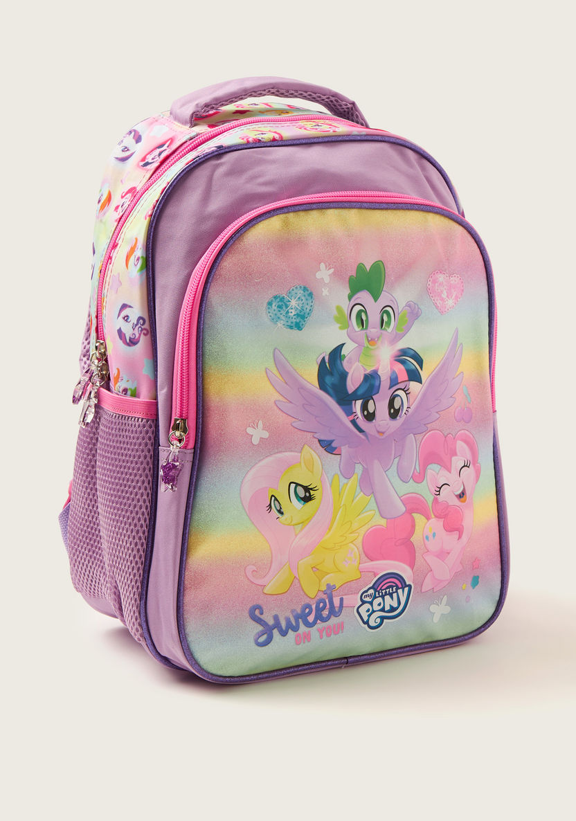 My Little Pony 2-Compartment Backpack with 2 Side Pockets - 14 inches-Backpacks-image-1