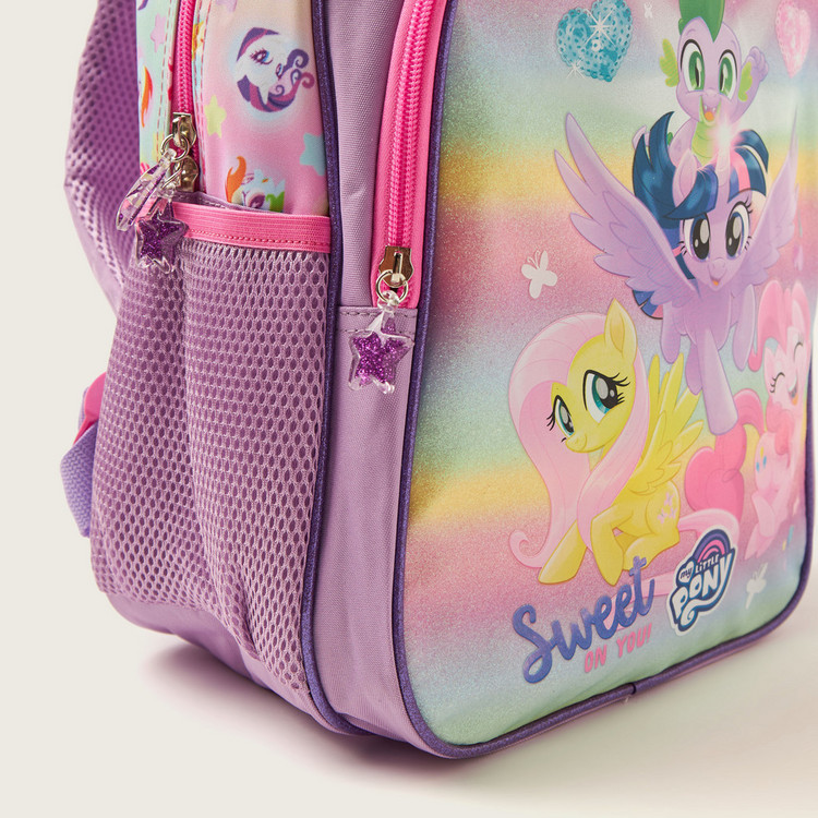 My Little Pony 2-Compartment Backpack with 2 Side Pockets - 14 inches