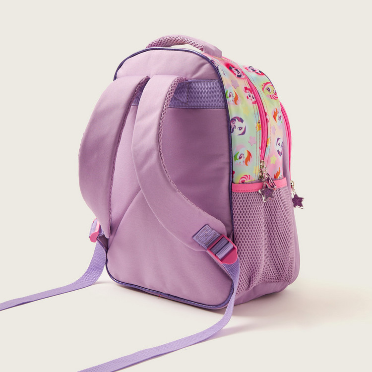 My Little Pony 2-Compartment Backpack with 2 Side Pockets - 14 inches