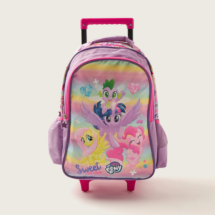My Little Pony 2-Compartment Trolley Backpack with 2 Side Pockets - 16 inches