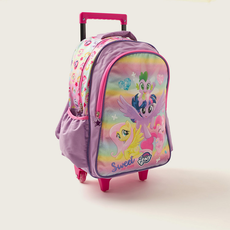 My Little Pony 2-Compartment Trolley Backpack with 2 Side Pockets - 16 inches