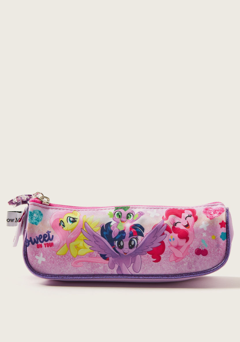 My Little Pony Printed Pencil Pouch with Zipper Closure-Pencil Cases-image-0