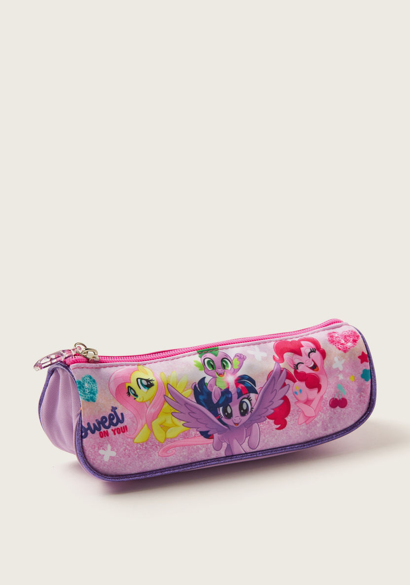 My Little Pony Printed Pencil Pouch with Zipper Closure-Pencil Cases-image-1