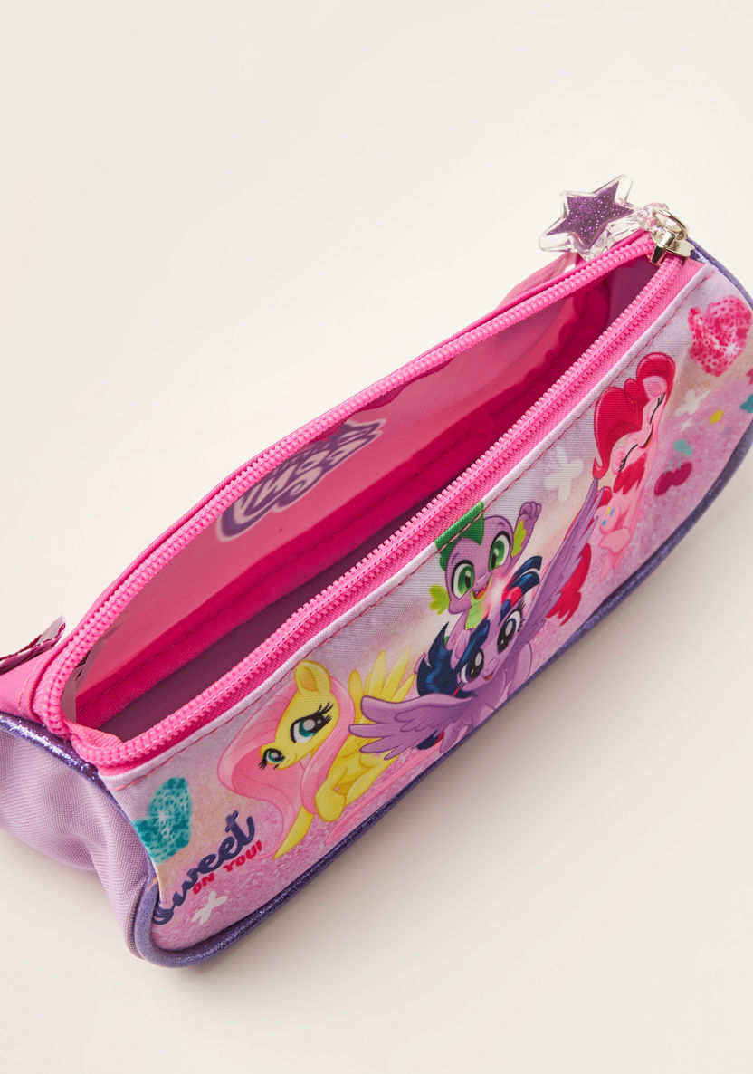 My Little Pony Printed Pencil Pouch with Zipper Closure-Pencil Cases-image-3