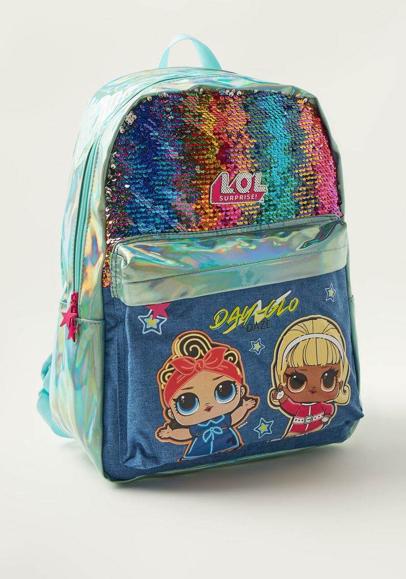 L.O.L. Surprise! 1-Compartment Backpack with Front Pocket and 2 Side Pockets - 16 inches-Backpacks-image-1