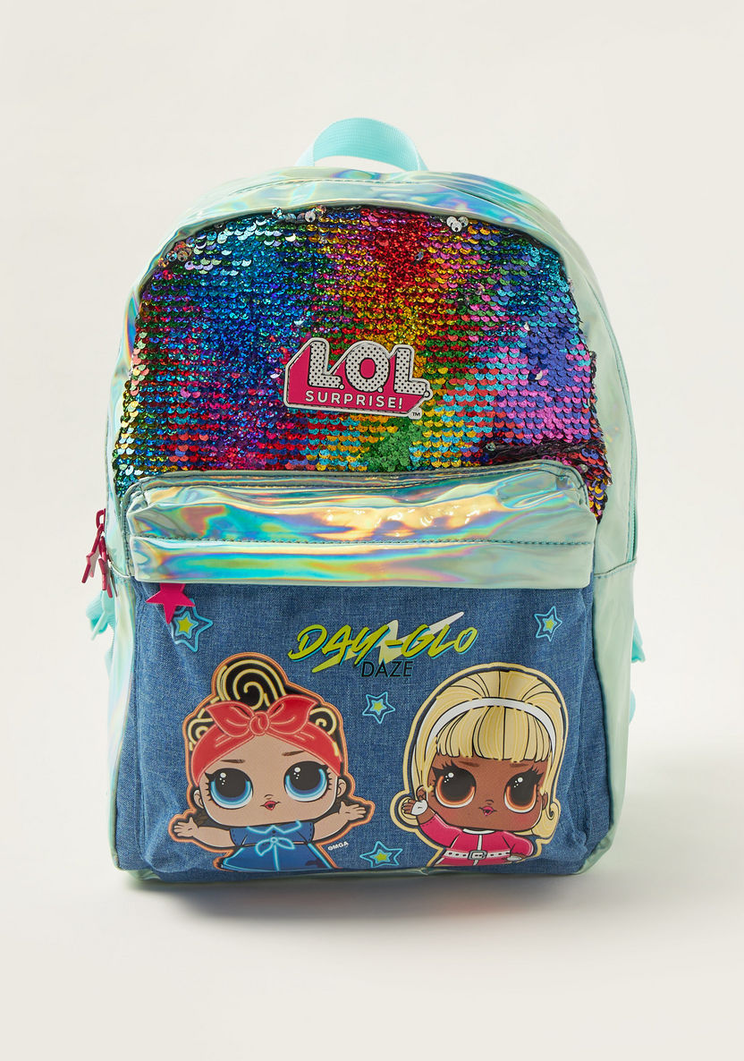 L.O.L. Surprise! 1-Compartment Backpack with Front Pocket and 2 Side Pockets - 14 inches-Backpacks-image-0