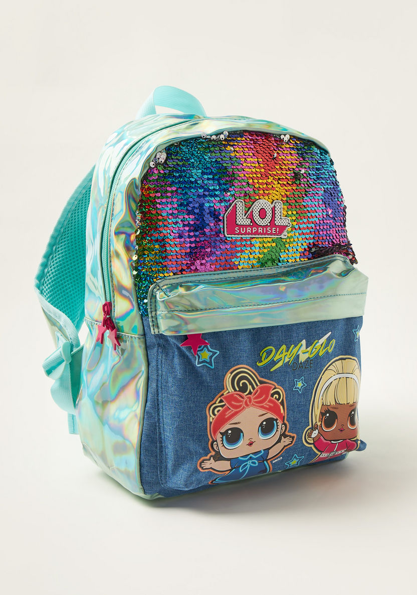 L.O.L. Surprise! 1-Compartment Backpack with Front Pocket and 2 Side Pockets - 14 inches-Backpacks-image-1