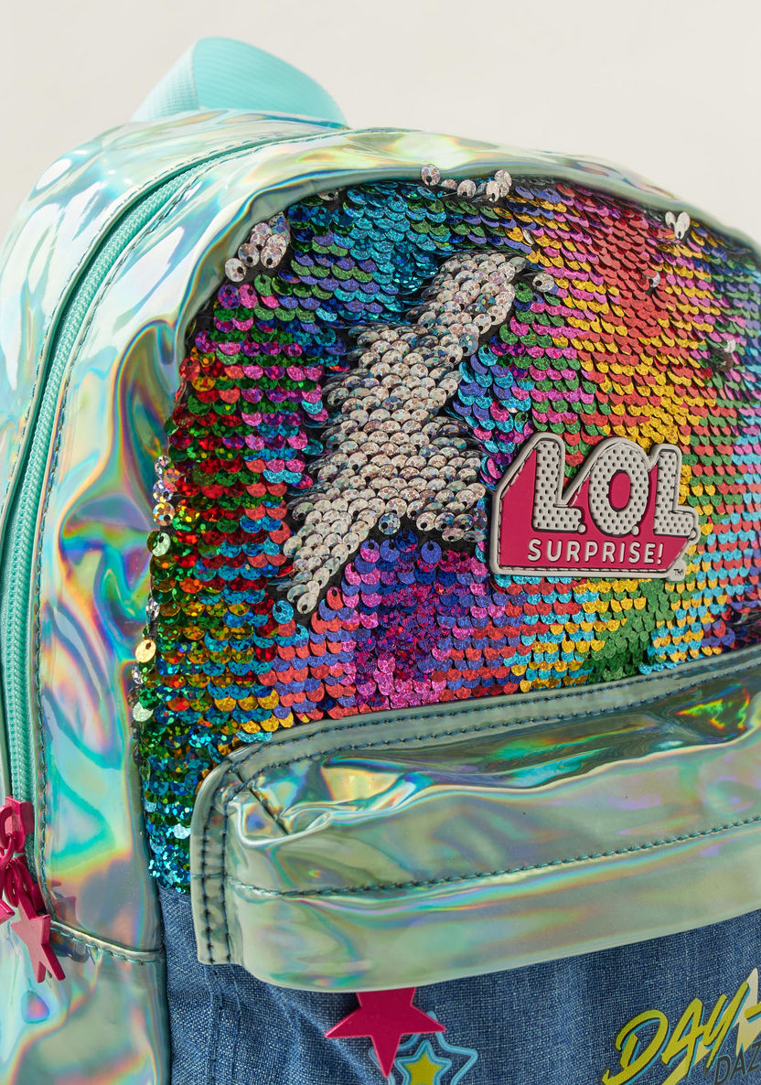 L.O.L. Surprise! 1-Compartment Backpack with Front Pocket and 2 Side Pockets - 14 inches-Backpacks-image-2