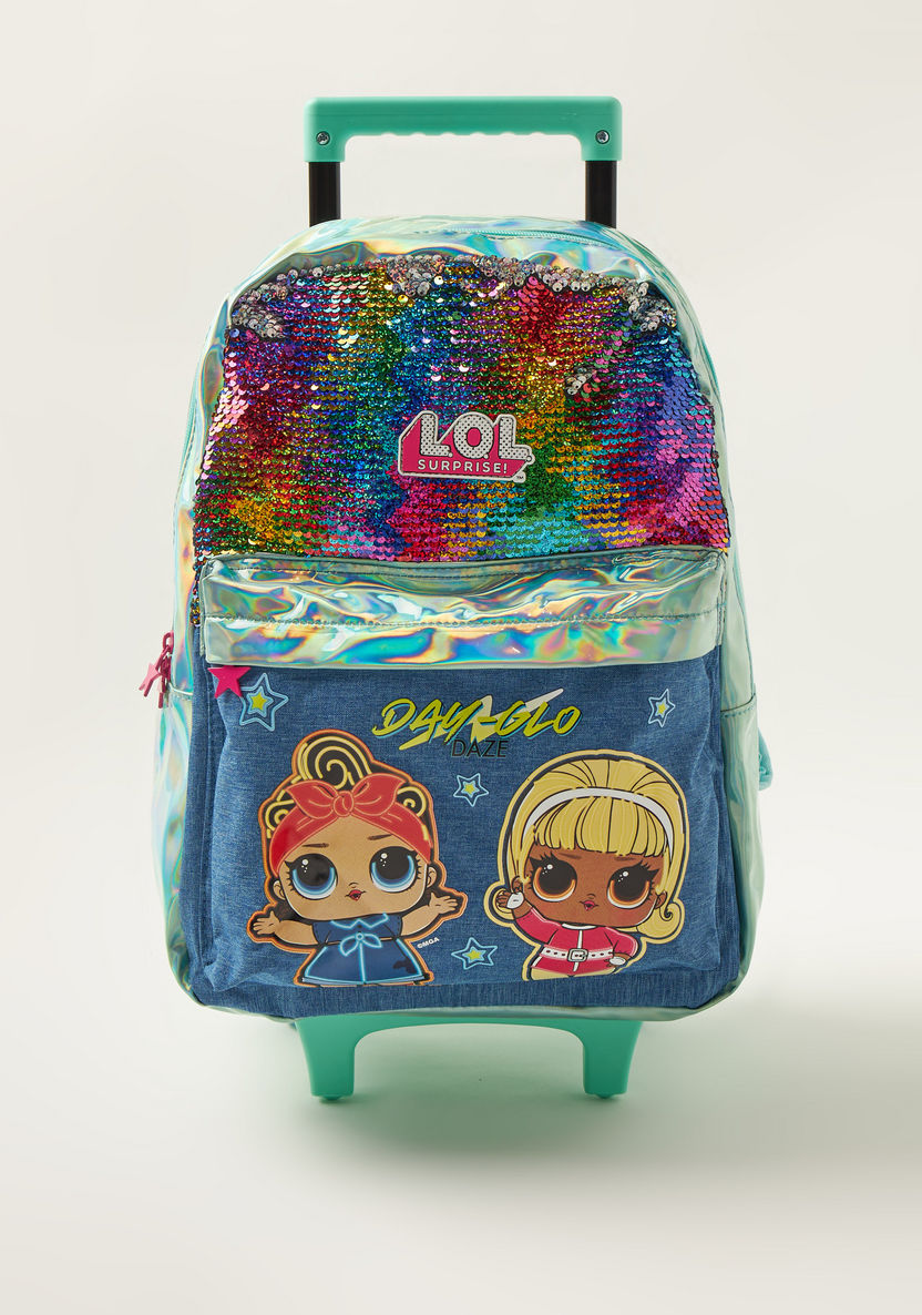 L.O.L. Surprise! 1-Compartment Trolley Backpack with Front Pocket and 2 Side Pockets - 16 inches-Trolleys-image-0