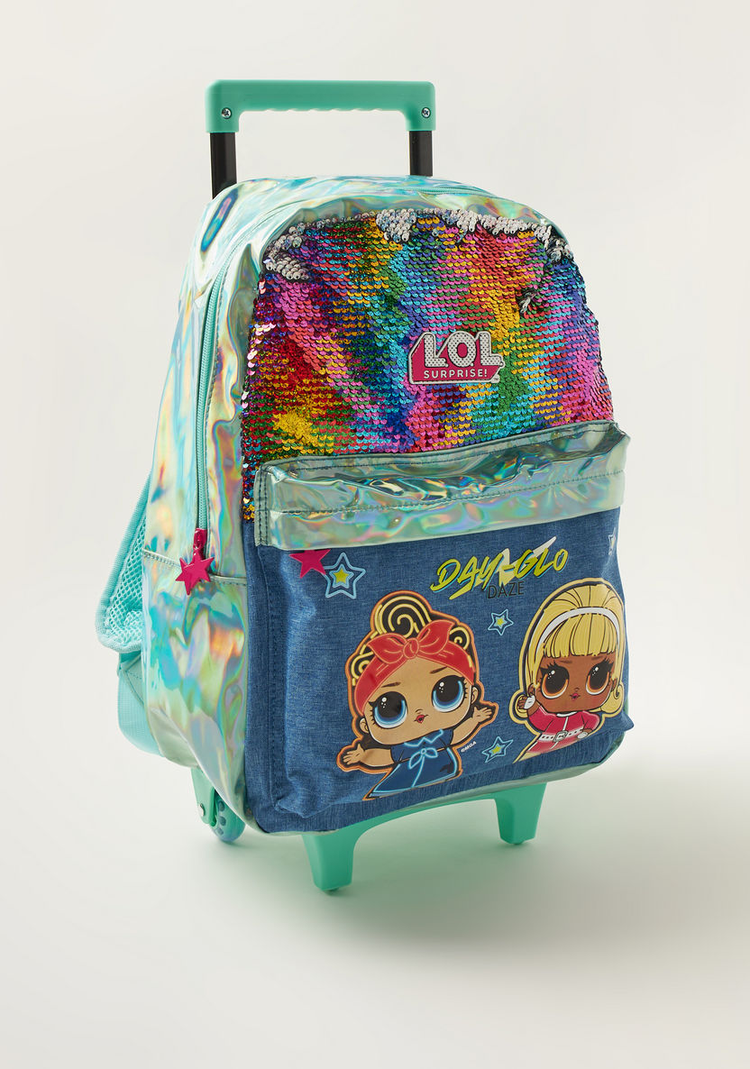 L.O.L. Surprise! 1-Compartment Trolley Backpack with Front Pocket and 2 Side Pockets - 16 inches-Trolleys-image-1