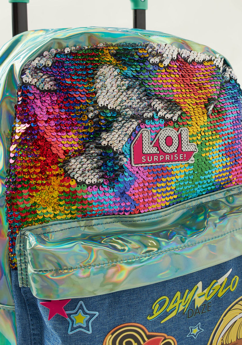 L.O.L. Surprise! 1-Compartment Trolley Backpack with Front Pocket and 2 Side Pockets - 16 inches-Trolleys-image-2