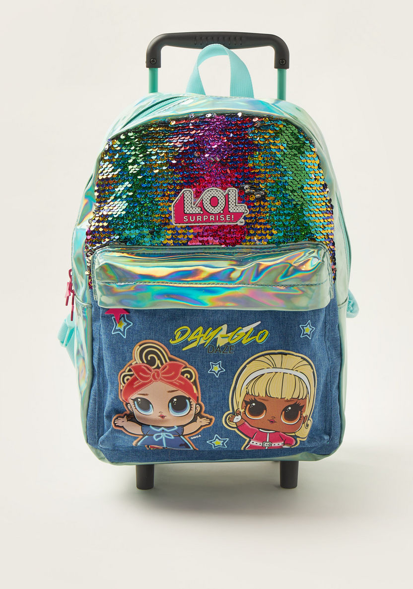 L.O.L. Surprise! 1-Compartment Trolley Backpack with Front Pocket and 2 Side Pockets - 14 inches-Trolleys-image-0