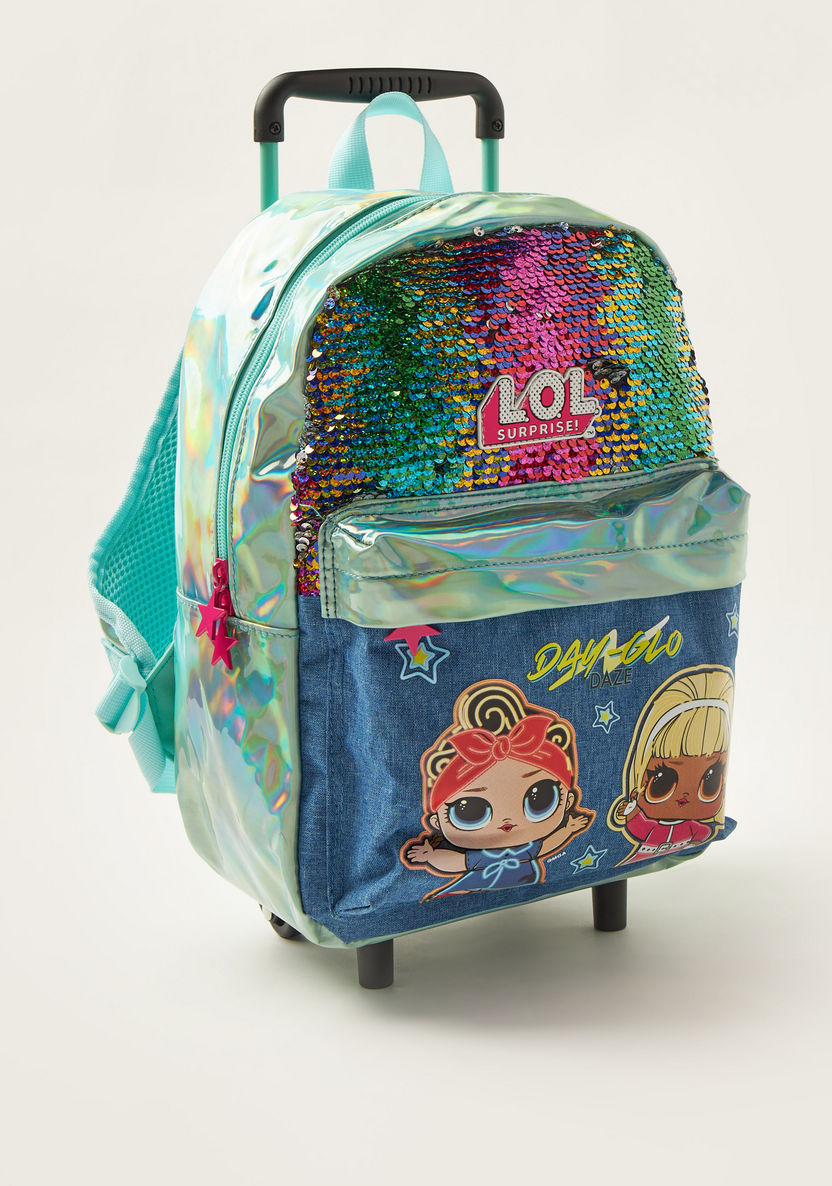 L.O.L. Surprise! 1-Compartment Trolley Backpack with Front Pocket and 2 Side Pockets - 14 inches-Trolleys-image-1