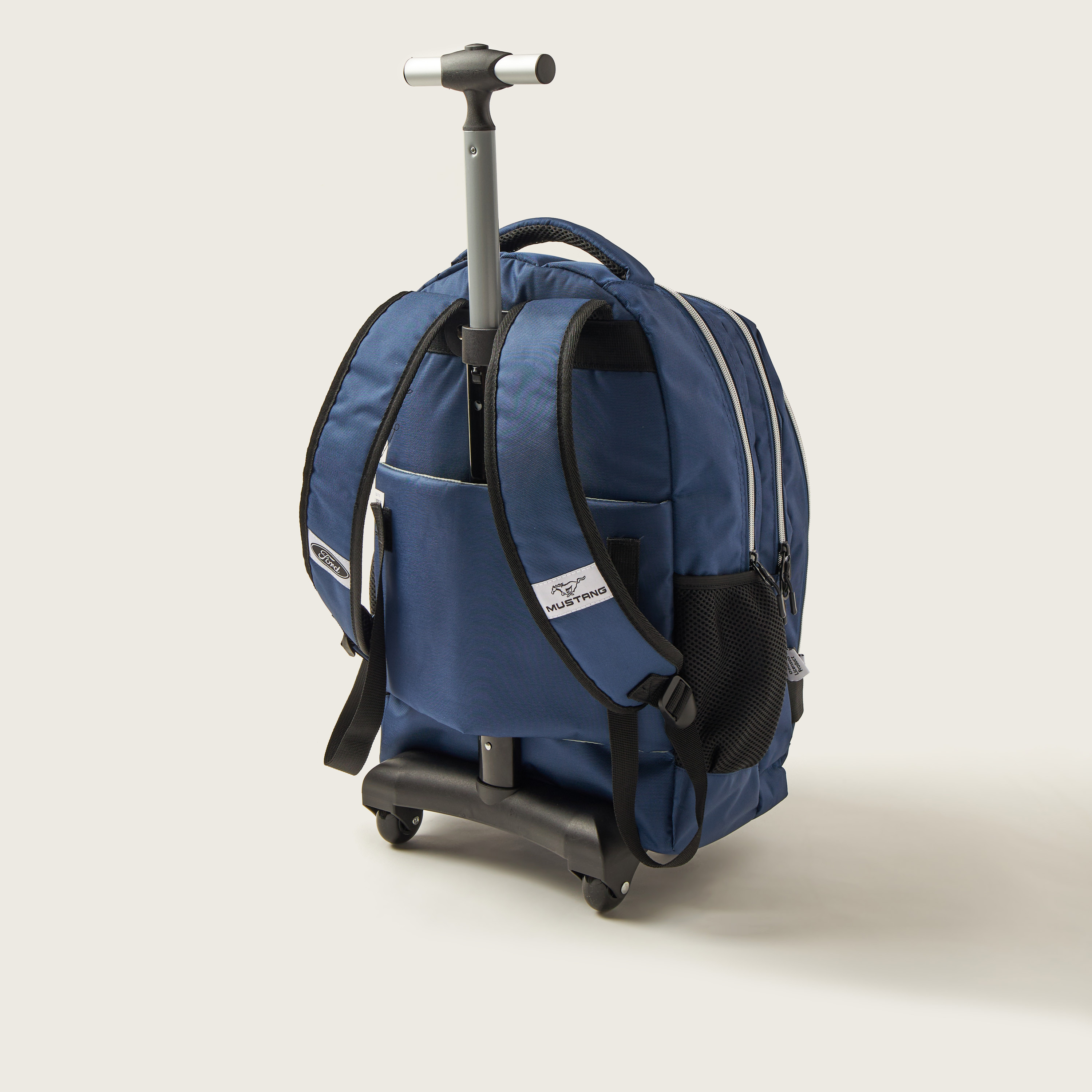 Mustang Printed Trolley Backpack - 18 inches-school-bagsandbackpacks-trolleybags-image-4