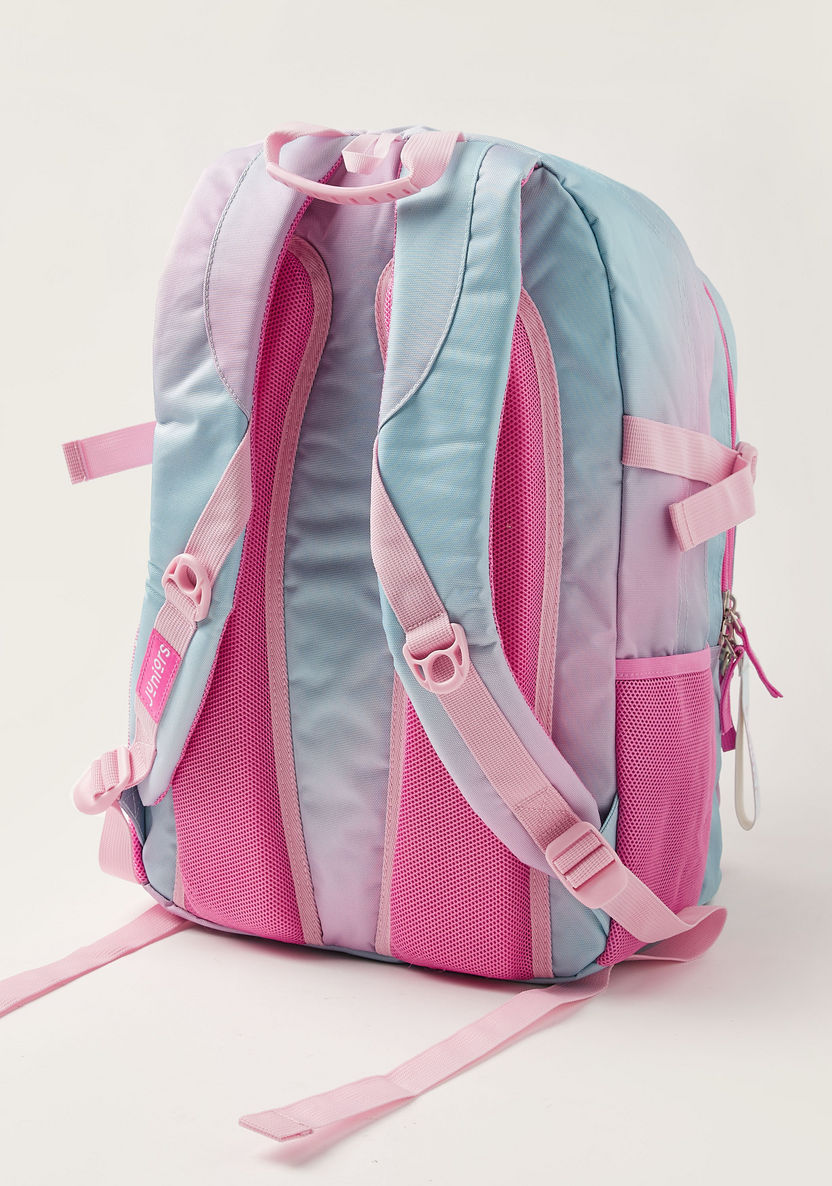Juniors Unicorn Print 18-inch Backpack with Zip Closure-Backpacks-image-3