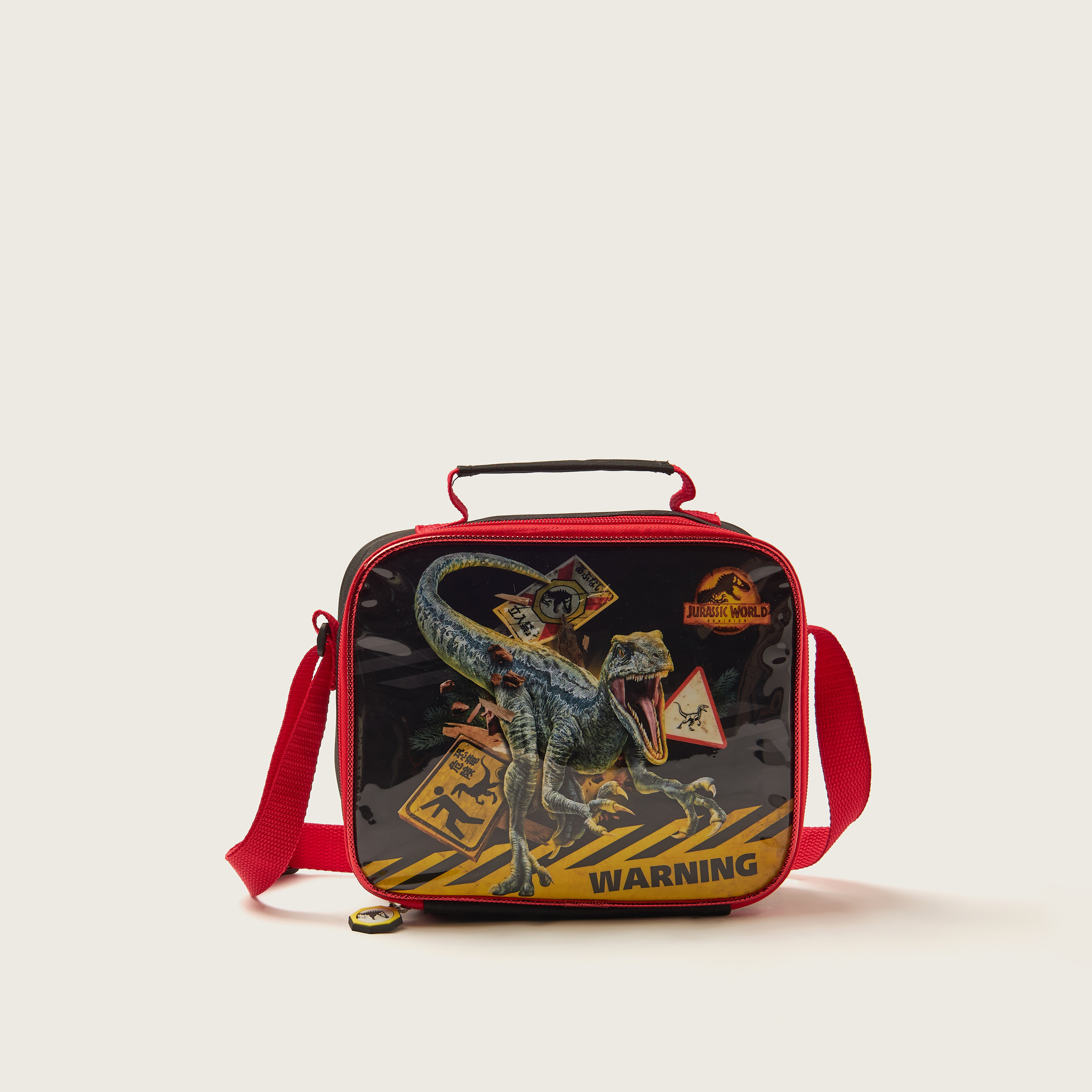 First Kid Jurassic World Print 5-Piece Trolley Backpack Set - 16 inches-school-bagsandbackpacks-trolleybags-image-3