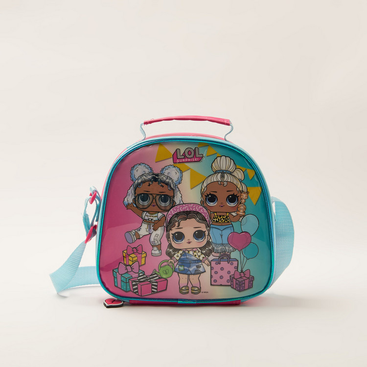 L.O.L. Surprise! Printed 5-Piece Trolley Backpack Set - 16 inches