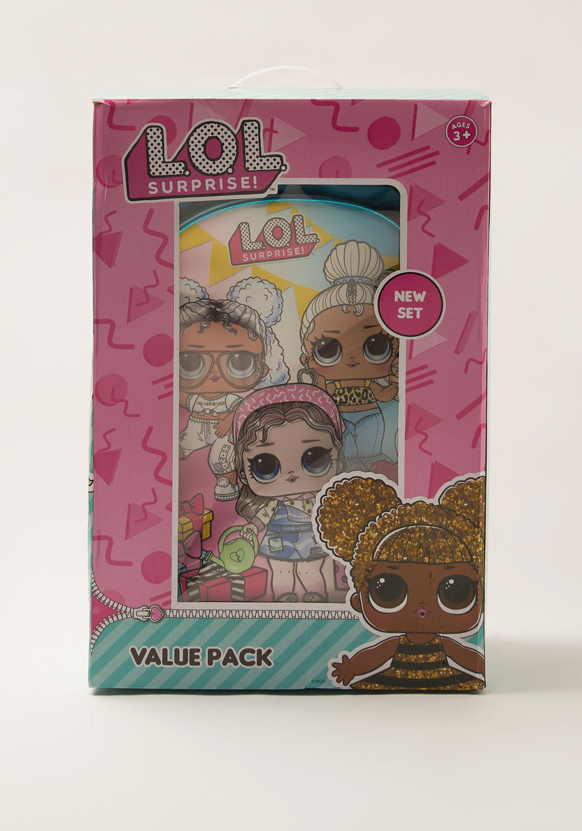 L.O.L. Surprise! Printed 5-Piece Trolley Backpack Set - 16 inches-School Sets-image-6