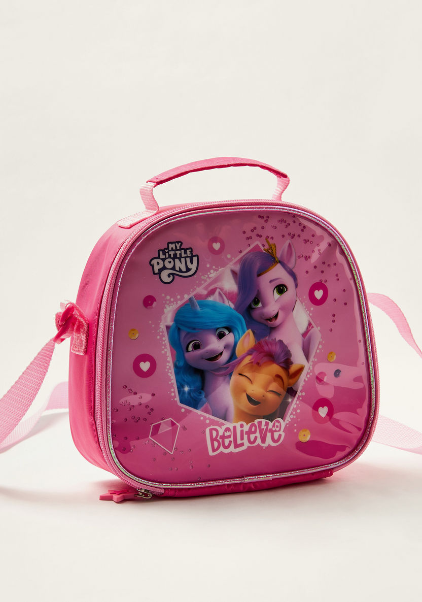 First Kid My Little Pony Print 5-Piece Trolley Backpack Set-School Sets-image-2