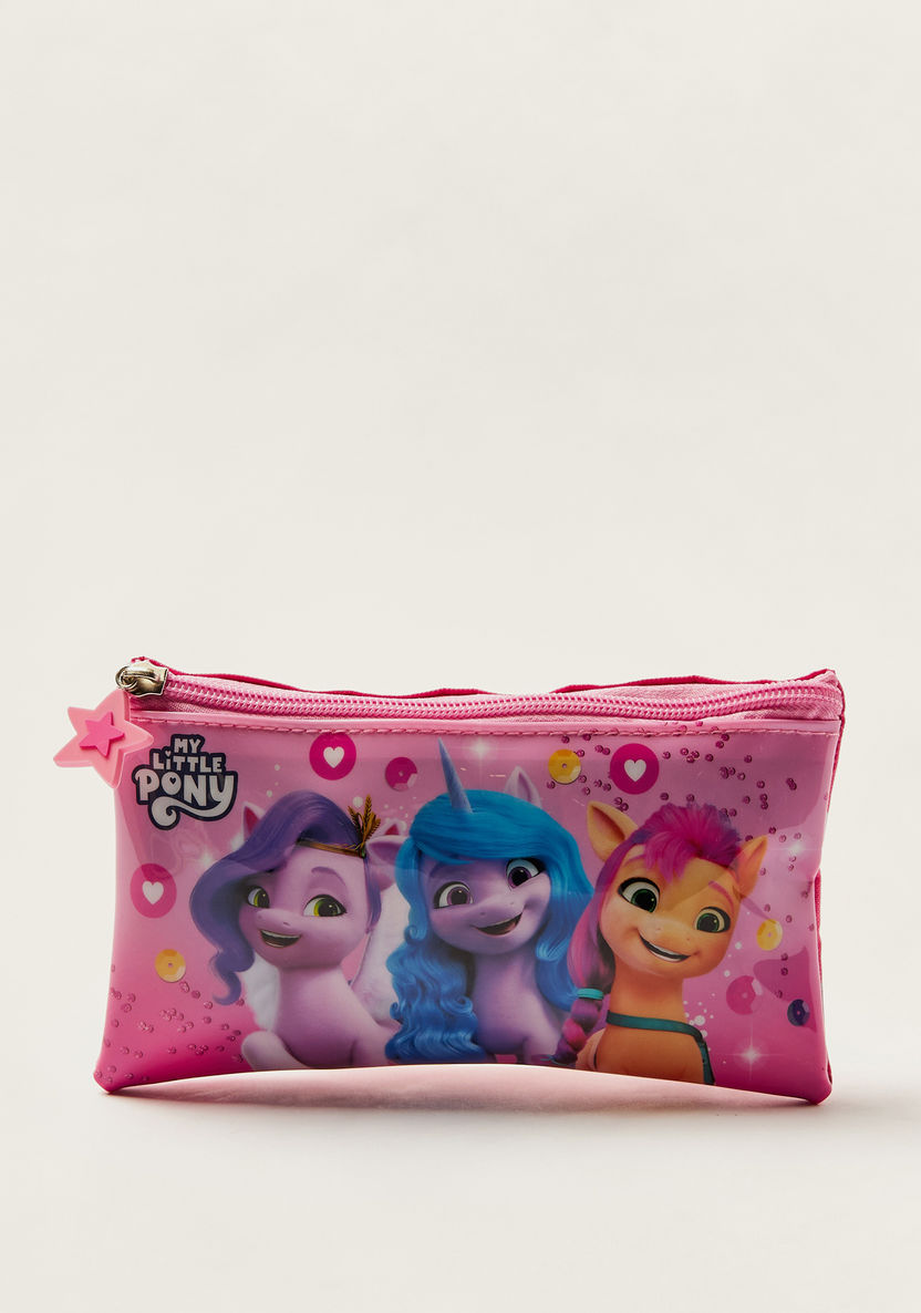 First Kid My Little Pony Print 5-Piece Trolley Backpack Set-School Sets-image-4