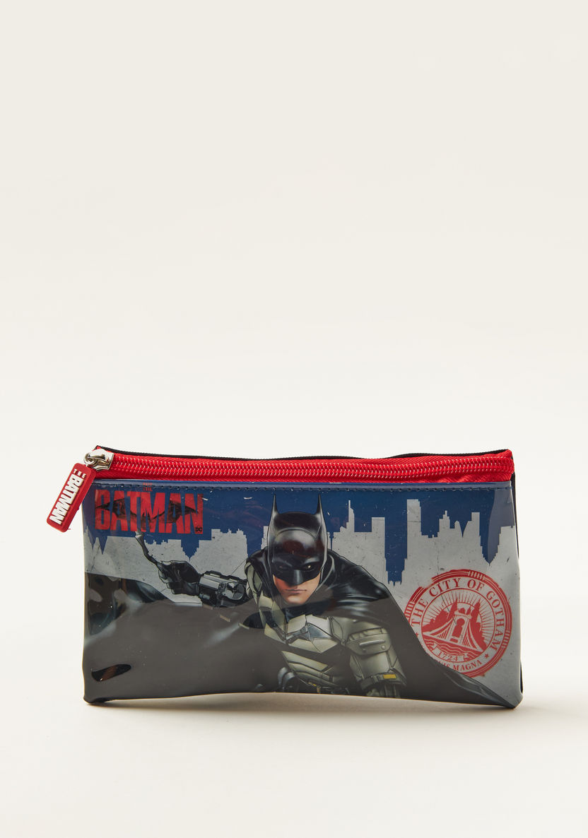 Batman Print 5-Piece Backpack Set-School Sets-image-9