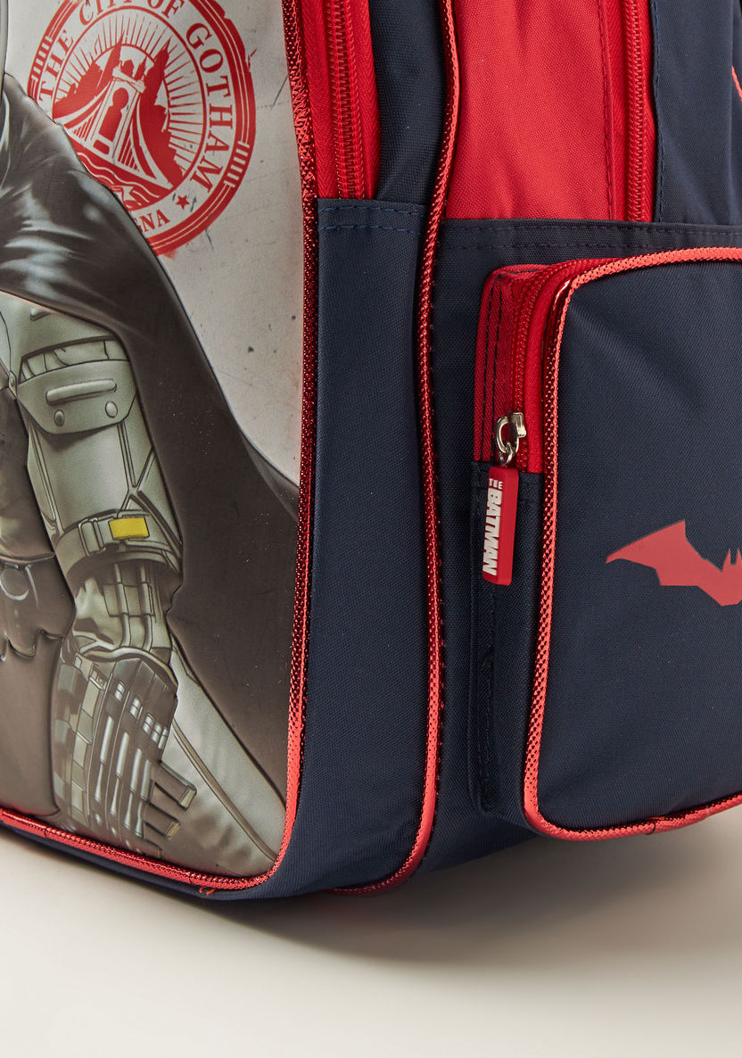 Batman Print 5-Piece Backpack Set-School Sets-image-2