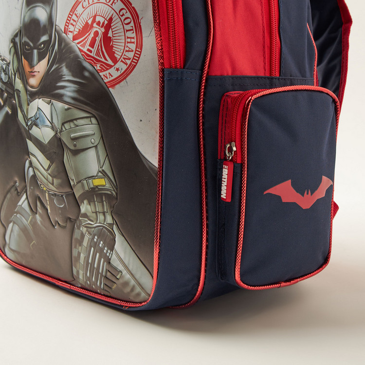 Batman Print 5-Piece Backpack Set