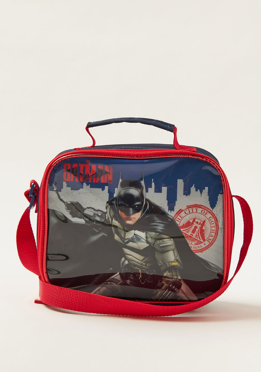Batman Print 5-Piece Backpack Set-School Sets-image-5