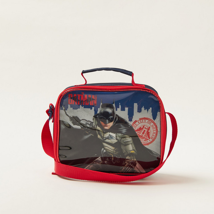 Batman Print 5-Piece Backpack Set